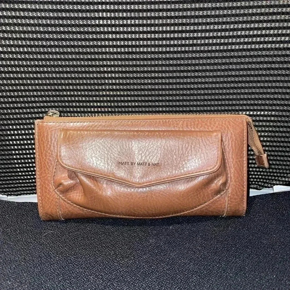 Matt & Nat Wallet Brown - Picture 1 of 4